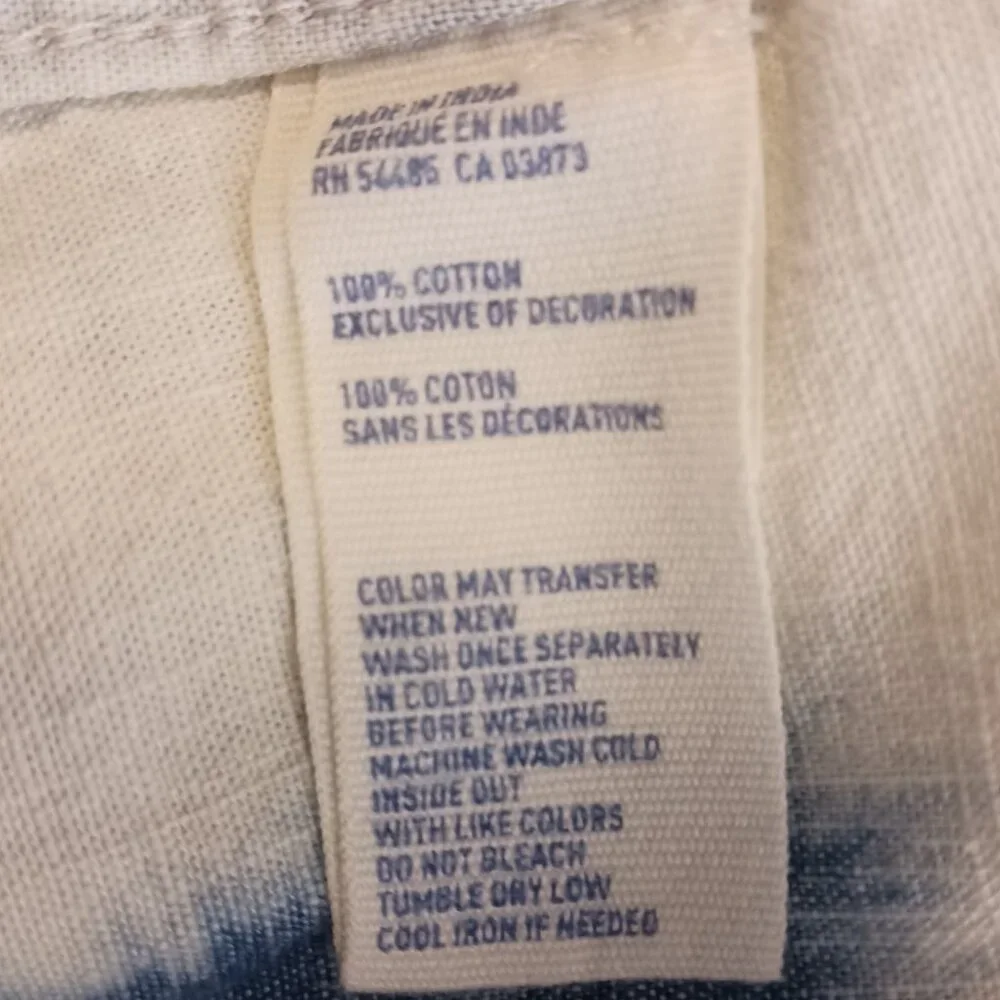 American Eagle Outfitters, Western Style, Tie Dye, Snap Front Shirt, Medium - Picture 16 of 16